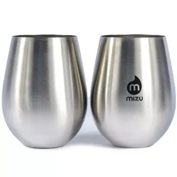 Бокал MIZU Mizu Wine Cup Set (2) A/S Stainless W Black Print
