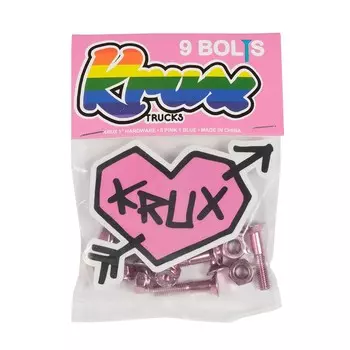 Болты Krux Krome Phillips Hardware Pink 1"