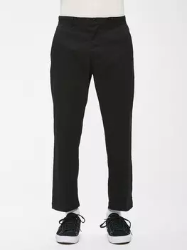 Брюки мужские OBEY Straggler Flooded Pants Black 2020