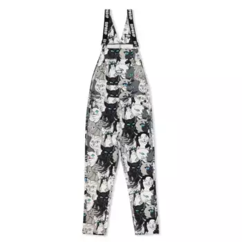 Брюки RIPNDIP Family Tree Twill Overalls Black 2023
