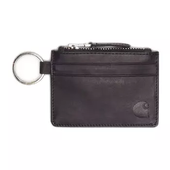 Бумажник CARHARTT WIP Leather Wallet With M Ring Black 2021