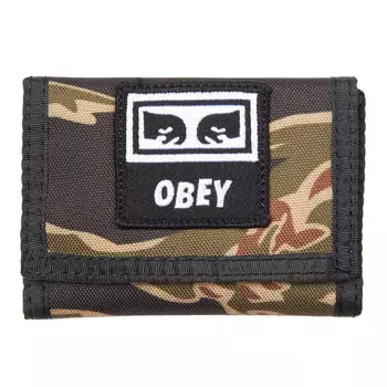 Бумажник OBEY Drop Out Tri Fold Wallet Tiger Camo 2020