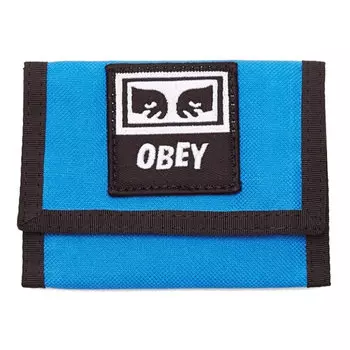 Бумажник OBEY Drop Out Tri Fold Wallet Sky Blue 2020