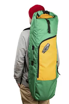 Чехол для лонгборда SUNHILL Long Pack Green/Yellow