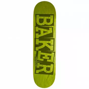 Дека для скейтборда BAKER Ar Ribbon Name Grn Deck 8.125 дюйм