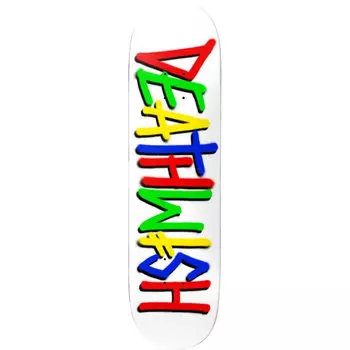 Дека для скейтборда DEATHWISH Deathspray Deck Multi White 8 дюйм