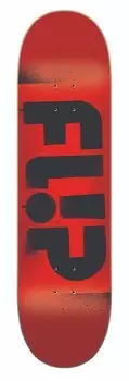 Дека Для Скейтборда FLIP Team Odyssey Stencil Deck RED 8,13"