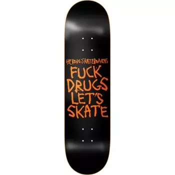 Дека для скейтборда HEROIN Fuck Drugs Deck 8.125"