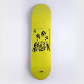 Дека для скейтборда SOUR Brainfeast Fluro Yellow 8.375 2021