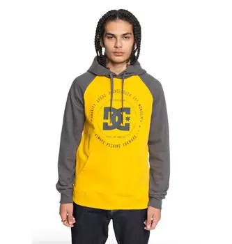 Джемпер мужской DC SHOES Rebuilt Ph Ragl M Heather Charcoal/ Old Gold