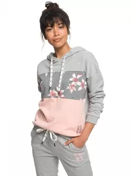 Джемпер ROXY Inside Cocoon F J Charcoal Heather Flower Field