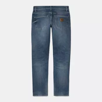 Джинсы CARHARTT WIP Klondike Pant Slim Blue Mid Used Wash 2021