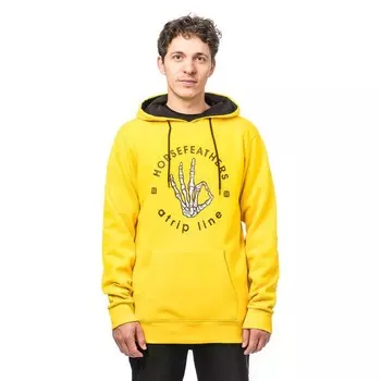 Флисовая толстовка HORSEFEATHERS Langley Atrip Sweatshirt Lemon