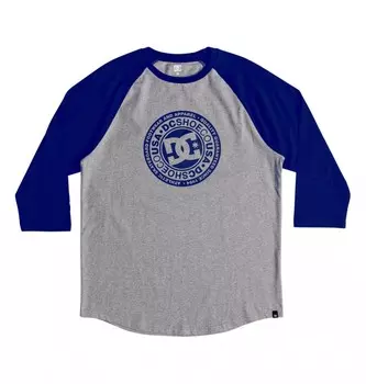 Фуфайка DC SHOES Research 3/4 Ra M Sodalite Blue/Grey Heather