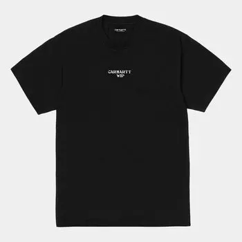 Футболка CARHARTT WIP S/S Panic T-Shirt Black / White 2021