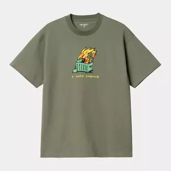 Футболка CARHARTT WIP S/S Warm Embrace T-Shirt Dollar Green