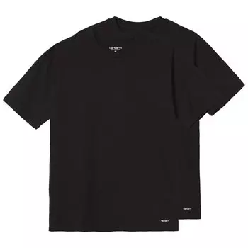 Футболка CARHARTT WIP Standard Crew Neck T-Shirt Black/Black 2022