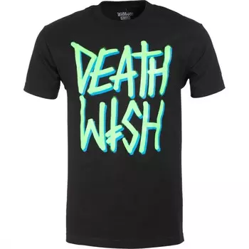 Футболка DEATHWISH Deathstack Blk/Grn Tee Black/Green