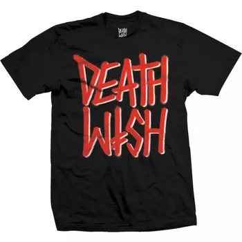 Футболка DEATHWISH Deathstack Blk/Red Tee Black/Red