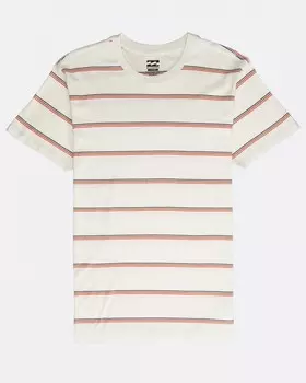 Футболка мужская BILLABONG Die Cut Stripe Ss Cr Bone