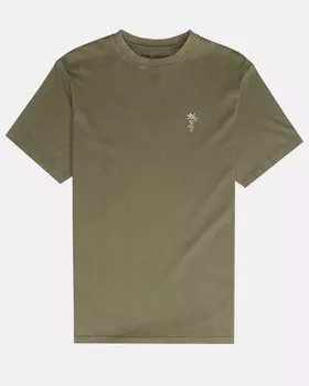 Футболка мужская BILLABONG Snake On A Palm Tee Military