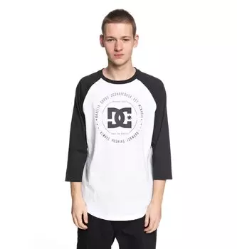 Футболка мужская DC SHOES Rebuilt 2Raglan M Snow White