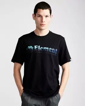 Футболка мужская ELEMENT Glimpse Horizontal S Flint Black