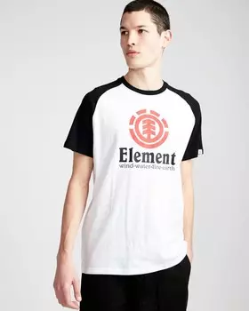 Футболка мужская ELEMENT Vertical Ss Raglan Optic White