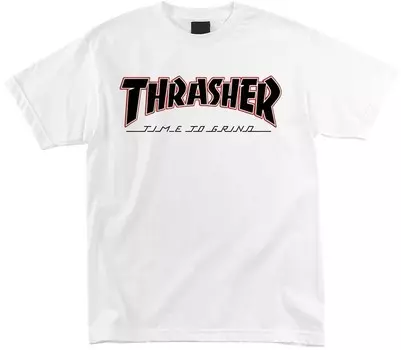 Футболка мужская Independent x Thrasher Time To Grind White