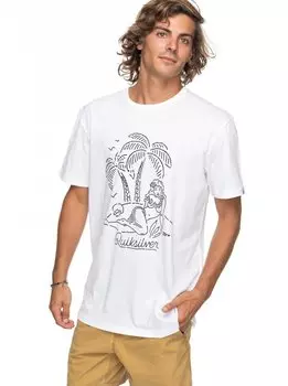 Футболка мужская QUIKSILVER Classjustsayin M White