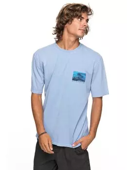 Футболка мужская QUIKSILVER Larhuness M Silver Lake Blue