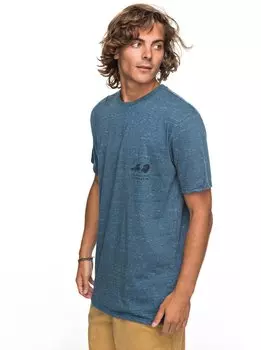 Футболка мужская QUIKSILVER Orglonglosta M Real Teal Heather