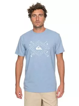 Футболка мужская QUIKSILVER Sandhillpeakspe M Blue Shadow Heathered