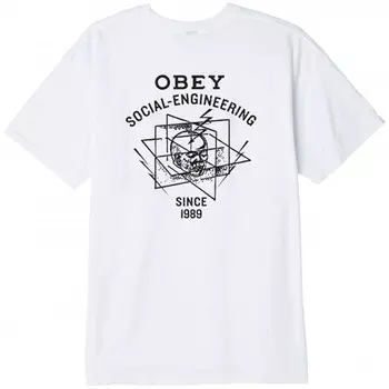 Футболка OBEY Mind Control White