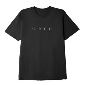 Футболка OBEY Novel Obey Black 2021