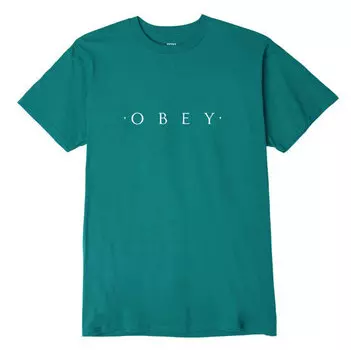 Футболка OBEY Novel Obey Teal 2020