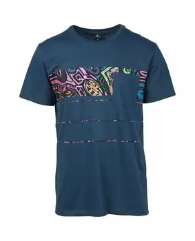 Футболка RIP CURL Squad Block Ss Tee Navy