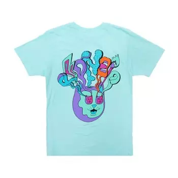 Футболка RIPNDIP Am I Tripping Tee Aqua 2022