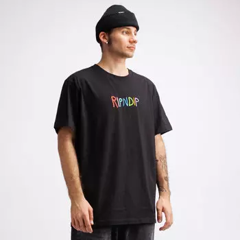 Футболка RIPNDIP Embroidered Logo Tee Black 2021