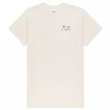 Футболка RIPNDIP Lord Nermal Pocket Tee Natural