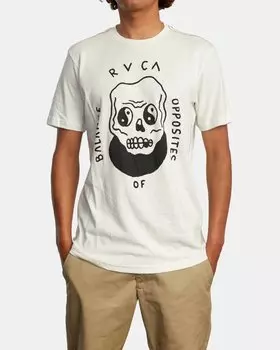 Футболка RVCA Benj Skull Antique White 2022