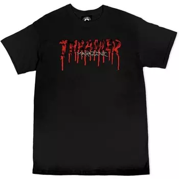 Футболка THRASHER Blood Drip Black 2023