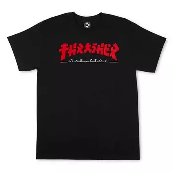 Футболка THRASHER Godzilla Black 2023