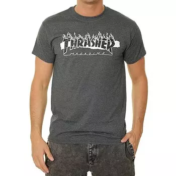 Футболка THRASHER Ripped Dark Heather