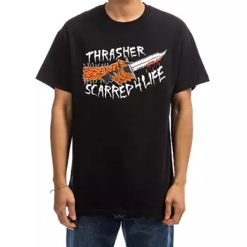 Футболка THRASHER Scarred Black 2020