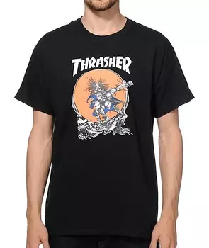 Футболка THRASHER Skate Outlaw Black 2020