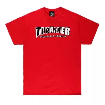 Футболка THRASHER Thrasher Baker X Thrasher Red 2023