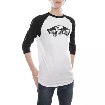 Футболка VANS 3/4 Mn Otw Raglan White/Black