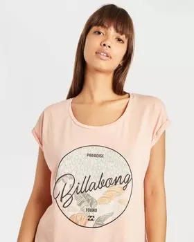 Футболка женская BILLABONG All Night Tee Rose Quartz