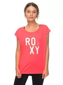 Футболка женская ROXY Pari Walk Tee J Smocking Red